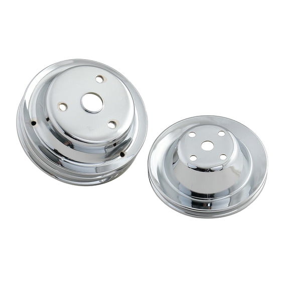 Mr. Gasket Co. 4962 MRG4962 CHR PULLEY SET SBC