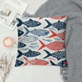 thumbnail image 2 of ONETECH Fish Throw Pillow Covers Home Decor , Fish Decorative Pillowcase Cushion Cover Soft Durable for Bed Sofa Couch, 2 of 5