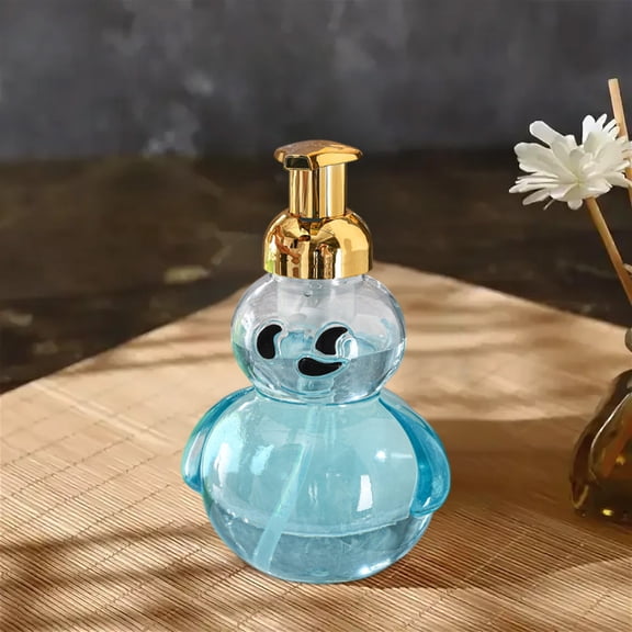 karymi Clear Plastic Foam Soap Dispenser Bottle with Cute Animal Design for Lotion Shampoo and Body Wash Leak Proof Pump 6.77x4.69 in for Bathroom Gift Ideas Family Gifts