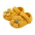 thumbnail image 2 of Diconna Baby Soft Sole Floral Mary Jane Flats and Hairbands 3 Piece Set, 2 of 4
