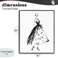 thumbnail image 4 of Stupell Industries Art Deco Ethereal Couture Contour Black Framed Giclee Art, 16 x 20, by Svetlana Aleynikova, 4 of 8