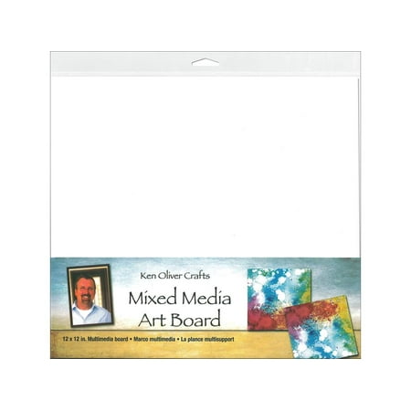 Mix Board - Contact Crafts KOliver Mixed Media Art Board 12x12