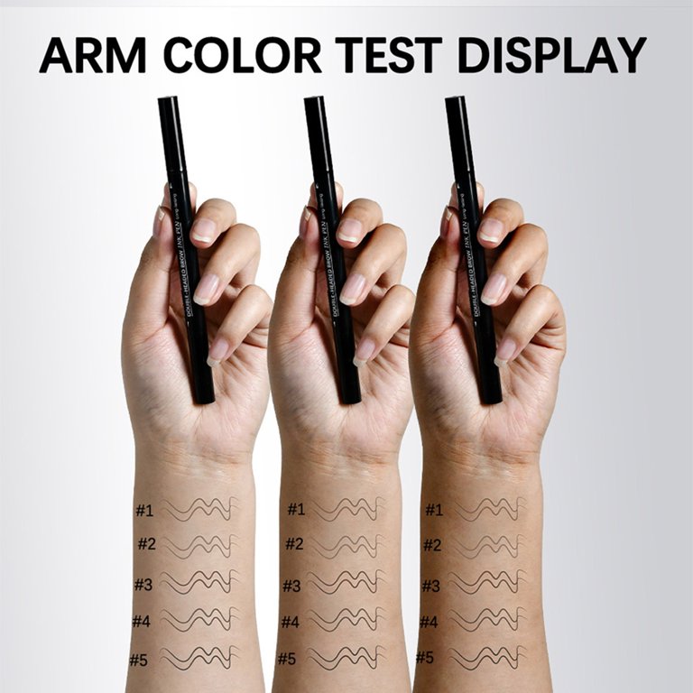 HHBEAUTY 2-Tip Double-Ended Eyebrow Pen, 2-in-1, with Eyebrow