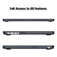 thumbnail image 4 of Pour MacBook Air 15 Pouces Étui 2023 A2941 Puce M2 avec Écran Retina Liquide Touch ID, Coque Rigide en Plastique Ultra Mince avec Protection Clavier & Adaptateur Type C, 4 of 7