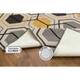 thumbnail image 4 of World Rug Gallery Contemporary Geometric Stripe Non-Slip (Non-skid) Door Mat - Yellow 20" x 30", 4 of 5