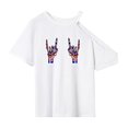 thumbnail image 1 of Camiseta para Mujer Ropa de Verano Camisa Informal de Cuello Redondo para Mujer para Mochilero SG, 1 of 7