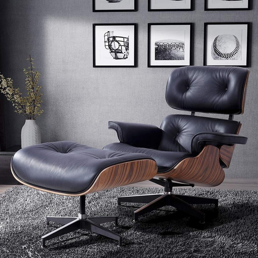 Кресло lounge chair ottoman 88 фото