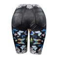 thumbnail image 4 of POTETI Denim Women's Jean Shorts High Waisted Womens Summer Shorts Black Legging Print Hip Warp with Pockets Slim Shorts, 4 of 4