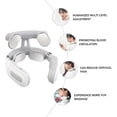 thumbnail image 3 of Neck Massager Device - Portable Massager with Heat & Vibration Modes Deep Muscle Activation, 6 Modes, 9Intensities, Hands-Free, Ergonomic Design, Quiet Relaxation, 3 of 7
