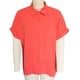 thumbnail image 1 of Blusa con cuello vuelto, blusa con cuello vuelto, blusa de botonadura sencilla, blusa de manga corta, experiencia incomparable, 1 of 3