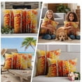 thumbnail image 5 of Autumn Yellow Leaves Outdoor Waterproof Pillow Covers, Fall Natural Forest Branch Watercolor Decorative Square Throw Pillowcase Sofa Cushion Sham for Patio/Couch/Chair, 16"x16" 2 Pack, 5 of 8