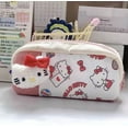 thumbnail image 4 of Cartoon Pochacco Printed Pencil Bag Sanrio HelloKitty Pencil Case Cute Cinnamoroll Student Pencil Stationery Box Friend Gift, 4 of 28