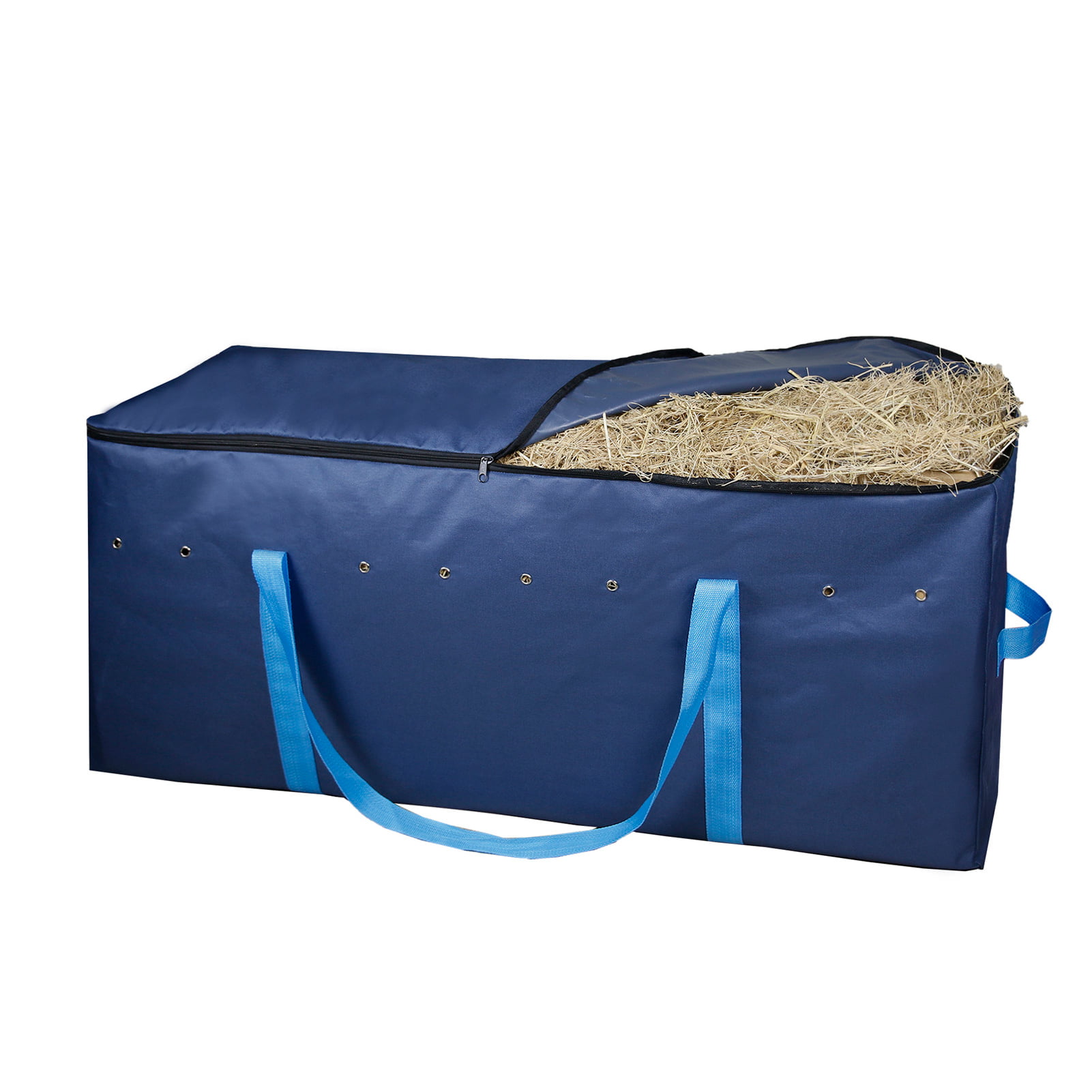 Foldable Portable Horse and Livestock Hay Bale Bags with Zipper Waterproof RETYLY Hay Bale Storage Bag Extra Large Tote Hay Bale Carry Bag