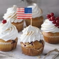 thumbnail image 2 of 200pcs Toothpick Flags Party Festive Toothpick Flags Cake Decorative Flags Cake Decors, 2 of 9