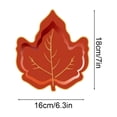 thumbnail image 3 of Qjidjing 25Pcs 7 Inch Disposable Maple Paper Plates for Halloween, Fall Harvest Thanksgiving Dinner Party Supplies, 3 of 6