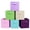 6 Colors, variant on Collapsible Fabric Storage Cubes with Handles for Closet Shelves, Durable Foldable Storage Bins, 6 Pack, 10.5 x 11 x 10.5 Inches, Cream Color