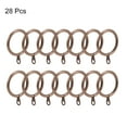 thumbnail image 2 of Uxcell Metal 32mm Inner Dia Copper Curtain Rings 28 Pack, 2 of 6