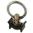 thumbnail image 2 of US Cargo Control L Track Tie Down System, Includes (2) 4 Foot Black Anodized Aluminum L-Track and (4) Black Single Stud O-Ring Fittings, Versatile Trailer Tie Down System for Trailers and Truck Beds, 2 of 5