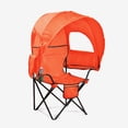 thumbnail image 3 of BrylaneHome Outdoor Oversized Canopy Tent Camp Chair Shade Folding Cupholder Zip Windows Storage Carrying Case Beach Yard Trip, 3 of 3