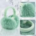 thumbnail image 3 of 1Pcs Ear Muffs for Winter Women Girls Faux Fur Fuzzy Earmuffs Foldable Ear Warmer Fleece Lining Ear Covers, 3 of 6