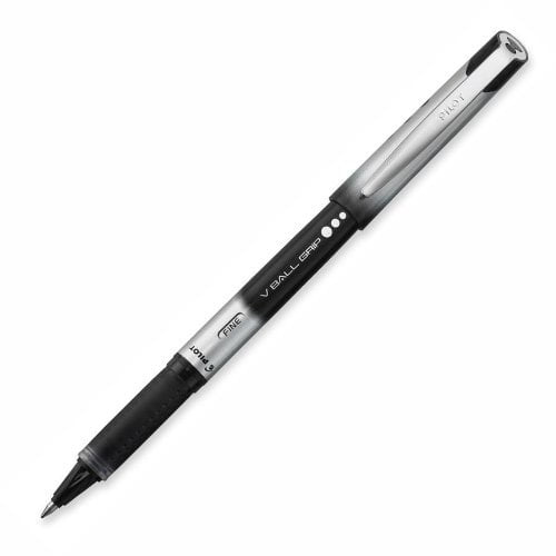 majoor Met andere woorden Dapper Pilot VBall Grip Rollerball Pen, Fine Tip, 0.7mm, Black Ink (35570) -  Walmart.com