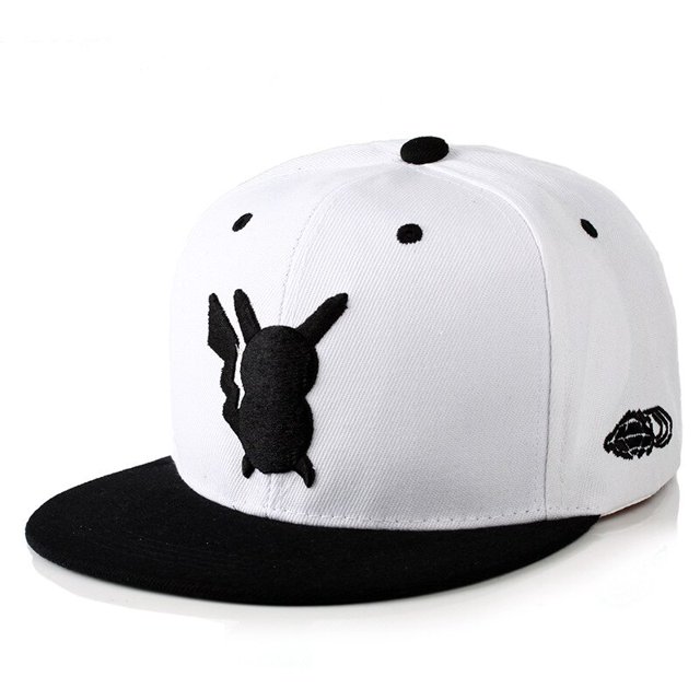 Gorra de béisbol de la serie de Anime Pokemon para hombres, mujeres y niños, gorra de béisbol Original de Pikachu con ala de arco, regalo de cumpleaños qym unisex
