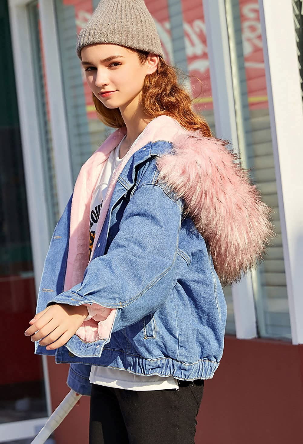 Discover 252+ faux fur lined denim jacket super hot