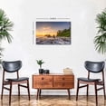 thumbnail image 5 of Beach Canvas Wall Art, Olympic National Park Sunset Print, Coastal Driftwood and Sea Stack Artwork for Living Room Bedroom Decor, Ready to Hang, 5 of 6