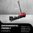 thumbnail image 3 of DSstyles 12 Ton Hydraulic Log Splitter Wood Cutter, Manual Log Splitter with Horizontal Full Steel Beam & Built-in Wheel, 3 of 6