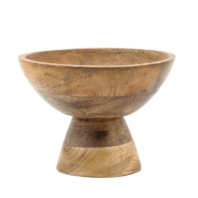 Sagebrook Home 16392 Bol en Bois de 8 Po avec Support&44; Brun