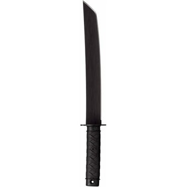 EnjinZZ Tactical Tanto Machete 19-3/8" Length, Black, 13", One Size