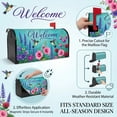 thumbnail image 6 of Mailbox Covers Magnetic Standard Size Spring Summer Welcome Colorful Floral Hummingbird Mailbox Cover for Home Garden Outdoor Yard Decor 21x18 Inch, 6 of 6