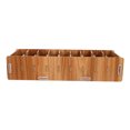 thumbnail image 2 of GOOHOCHY 2 cajas de almacenamiento de escritorio de madera para ensamblar, para bricolaje, para el hogar, divididas., 2 of 8