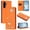 Orange, variant on Leather For Samsung Galaxy S26 5G Case 【RFID Blocking】Ballet Girl Flip Wallet Leather Case With Card Holder Magnetic Closure Phone Cases Cover,Green,For Galaxy S26 5G