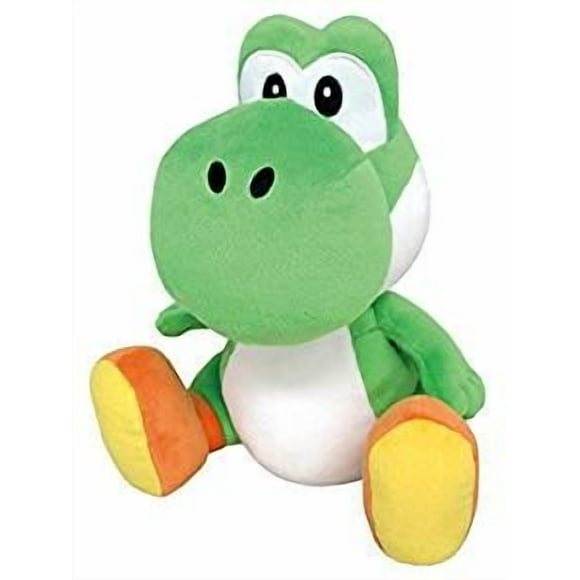 Little Buddy 1585 Super Mario All Star Collection - 1585 - Peluche Moyenne Yoshi, 10 Pouces