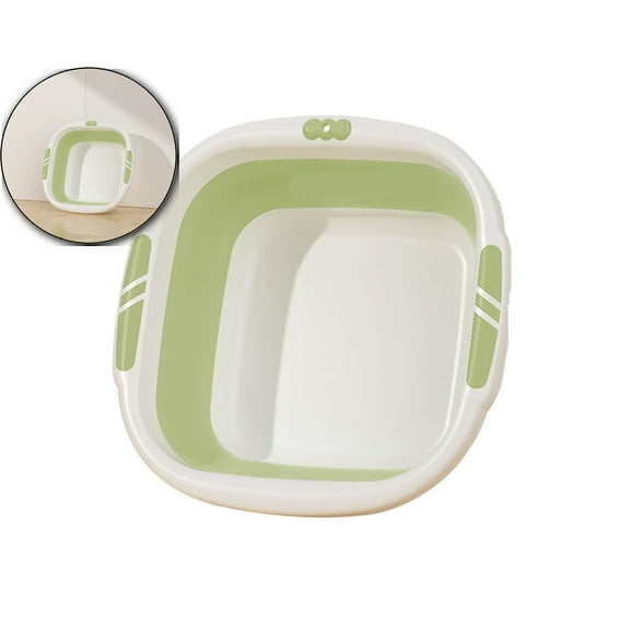 VQPeo Collapsible Wash Basin, Foldable Dish Pan, Portable Camping Sink for Outdoor