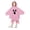A49 Pink, variant on Yuncity Halloween Kids Cape Ghost Face Hooded Sleeveless Cloak Casual Soft Loose Fit Fall Winter Poncho Holiday Party Cosplay Clothes Black