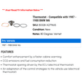 thumbnail image 2 of Thermostat - Compatible with 1987 - 1988 BMW M6, 2 of 2