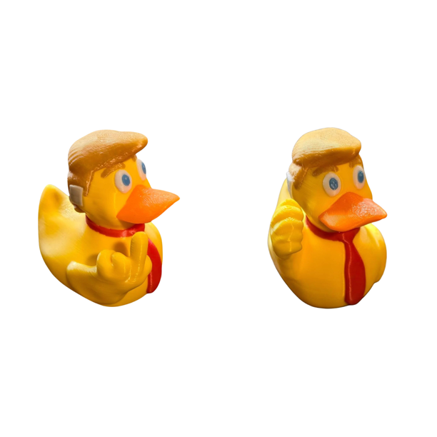 Pato Juguete Donald Trump Duck Doll Lindo (un Dedo Medio) Amarillo