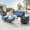 Gray/Blue, variant on Bellefurn Outdoor Swivel Rocker Patio Chairs with Side Table,Patio Swivel Chairs Set of 2 Wicker Patio Swivel Rocking Chairs Set Patio Furniture Set for Porch Balcony Garden Deck Yard