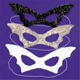thumbnail image 1 of Bat Mask Sequin White, 1 of 1
