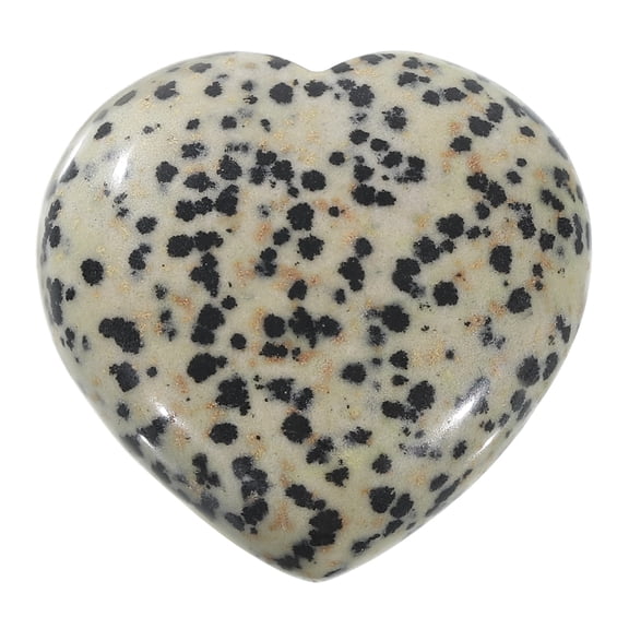 Uxcell Natural Heart Shaped Crystal Stone, 1.6 Inch Mini Polished Love Gemstone Crystal, Pocket Rock Engraved Worry Stones for Women Gifts Meditation, Spotted Jasper