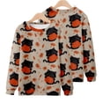thumbnail image 2 of Hombres Casual Moda Cuello Redondo Sudadera Halloween 3D Print Pullover Manga Larga Tops Pompotops oipoqjl39311, 2 of 7