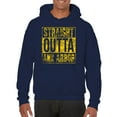 thumbnail image 4 of Straight Outta Ann Arbor - Michigan Football Basketball Hometown Pride Hoodie - X-Large - Navy, 4 of 6