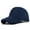 Navy Blue, variant on Opolski Unsiex Baseball Hat Striped Texture Adjustable Buckle Solid Color Long Curled Brim Sun Ponytail Holder Casual Peaked Cap Navy Blue