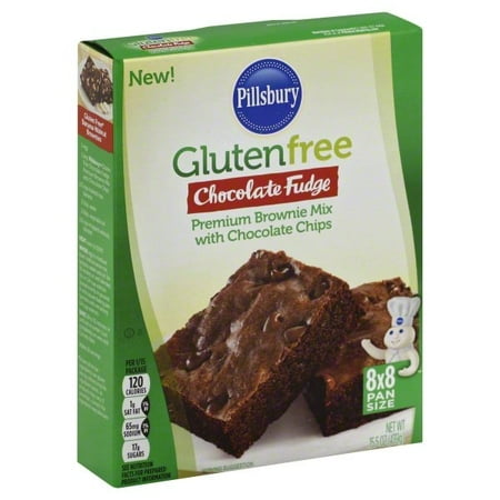Gluten Free Vegan Brownies - (4 Pack) Pillsbury Gluten Free Chocolate Fudge Brownie Mix, 15.5oz