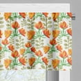 thumbnail image 3 of Ambesonne Floral Valance Pack of 2, Garden Spring Branches, 54"X12", Forest Green Vermilion, 3 of 5