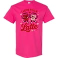 thumbnail image 3 of Inktastic I Love You a Latte Valentines Coffee Love T-Shirt, 3 of 5