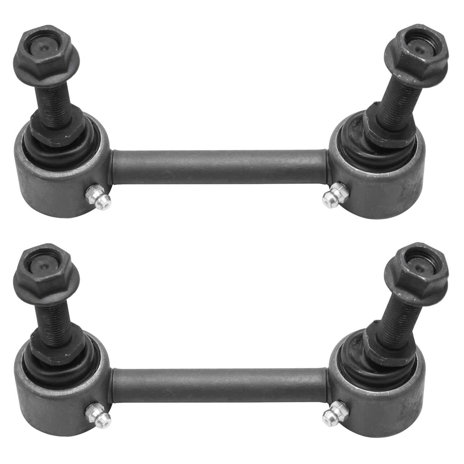 Detroit Axle - Front 12pc Suspension Kit for 2011-2015 Dodge Durango Jeep Grand Cherokee, 2 Lower Ball Joints 4 Front and Rear Sway Bars 4 Tie Rods 2 Boots 2012 2013 2014 Replacement