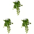 thumbnail image 3 of Vickerman 18" Artificial Pothos Hanging Bush, Set of 3, 3 of 3
